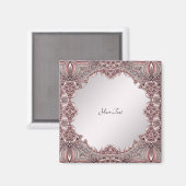 ピンクの装飾用マグネット マグネット (正面/裏面)