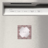 ピンクの装飾用マグネット マグネット (インサイチュ (食洗機))