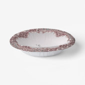 ピンクの装飾用紙ボウル ペーパーボウル (傾斜あり)