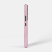 ピンクの装飾花柄 SAMSUNG GALAXYケース (右側面)