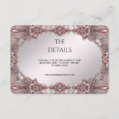 ピンクの装飾詳細エンクロージャカード エンクロージャーカード (正面)