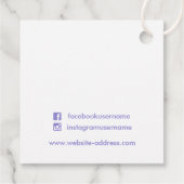 ピンクの製品価格ラベルクラフターデザイナー フェイバータグ (裏面)