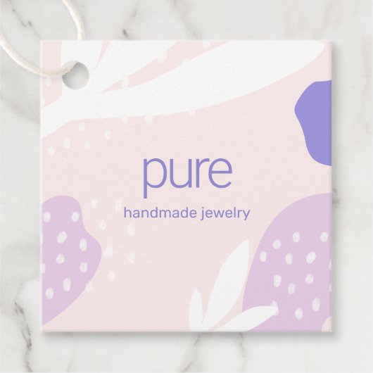 ピンクの製品価格ラベルクラフターデザイナー フェイバータグ (正面)