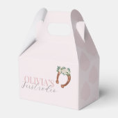 ピンクの西女性のカーボーイロデオの誕生日 フェイバーボックス (正面サイド)