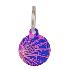 ピンクの観覧車 ペット　ネームタグ