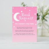 ピンクの詩を載せた『トゥインクル·リトル·スター·ブック·リクエスト』 招待状 (スタンド正面)