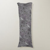 ピンクの詳細との花こう岩の灰色 ボディピロー (正面縦)