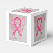 ピンクの認識度リボンエンジェルパーティー特典ボックス フェイバーボックス (裏面サイド)