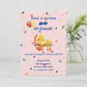 ピンクの誕生日いて座 招待状 (スタンド正面)