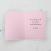 ピンクの誕生日が特別な姪を望む カード (内部)