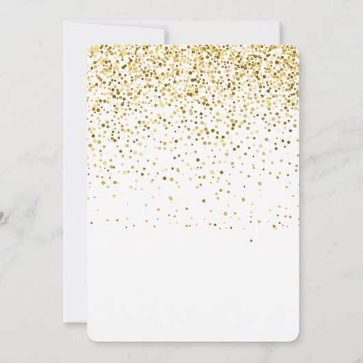 ピンクの誕生日パーティーハートバルーン 招待状 (裏面)