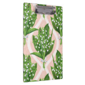 ピンクの谷の花のユリの花束 クリップボード (右)