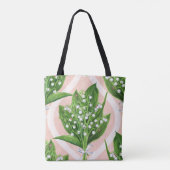 ピンクの谷の花のユリの花束 トートバッグ (裏面)
