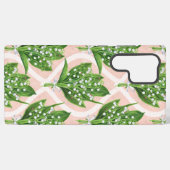 ピンクの谷の花のユリの花束 SAMSUNG GALAXYケース (裏面横)