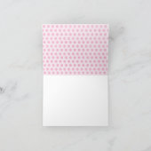 ピンクの豚さん ありがとう サンキューカード (内部)