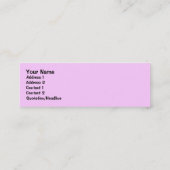 ピンクの豚のようなしおり スキニー名刺 (裏面)