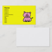 ピンクの豚のよう 名刺 (正面/裏面)