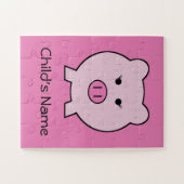 ピンクの豚をサディザーズ～かわいいガーリーかわいい ジグソーパズル (横)