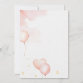 ピンクの象の招待状 招待状 (裏面)