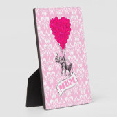 ピンクの象を持つ母 フォトプラーク (側面)