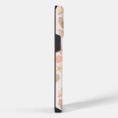 ピンクの貝殻模様 iPhoneケース (右側面)