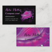 ピンクの貝殻 名刺 (正面/裏面)