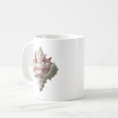 ピンクの貝 コーヒーマグカップ (正面左)