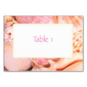 ピンクの貝 テーブルナンバー (裏面)