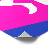 ピンクの販売の看板、明るい小売店舗の看板、大 ポスター (角)