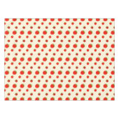 ピンクの赤いイチゴ テーブルクロス (正面(横))