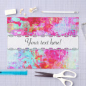 ピンクの赤いテクスチャ 薄葉紙 (クラフト)