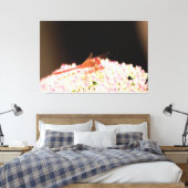 ピンクの赤いトンボ キャンバスプリント (インサイチュ (寝室))