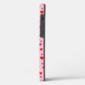 ピンクの赤いハート Case-Mate iPhoneケース (裏面 / 左)