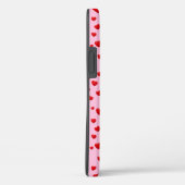 ピンクの赤いハート Case-Mate iPhoneケース (裏面 / 右)