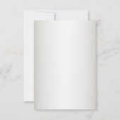 ピンクの赤いフローラジオメトリックウォーター結婚カラー セーブザデート (裏面)