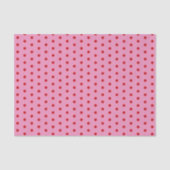 ピンクの赤い水玉 薄葉紙 (正面)