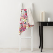 ピンクの赤い水色の花。 シェルパブランケット (インサイチュ)