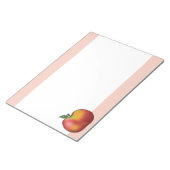 ピンクの赤い漫画のリンゴの果実 ノートパッド (アングル)