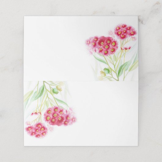 ピンクの赤い緑のグミ結婚ナアート座席表 プレイスカード (外部開封)