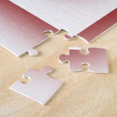 ピンクの赤ちゃんシャワーを待つことができる ジグソーパズル (側面)