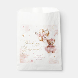 ピンクの赤ちゃんシャワーを待つことができる フェイバーバッグ