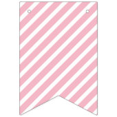 ピンクの赤ちゃんシャワー女の子 バンティングフラッグ (第2の旗)