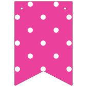 ピンクの赤ちゃんシャワー女の子 バンティングフラッグ (第1の旗)