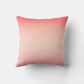 ピンクの赤と黄色のグラデーションの背景 クッション (裏面)
