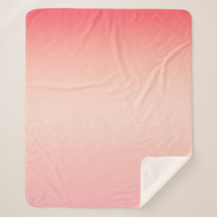 ピンクの赤と黄色のグラデーションの背景 シェルパブランケット