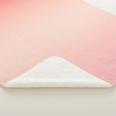 ピンクの赤と黄色のグラデーションの背景 シェルパブランケット (3/4)