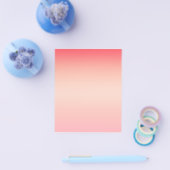 ピンクの赤と黄色のグラデーションの背景 チラシ (シングル)