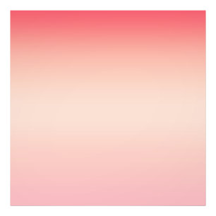 ピンクの赤と黄色のグラデーションの背景 フォトプリント