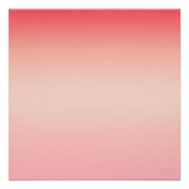 ピンクの赤と黄色のグラデーションの背景 ポスター (正面)