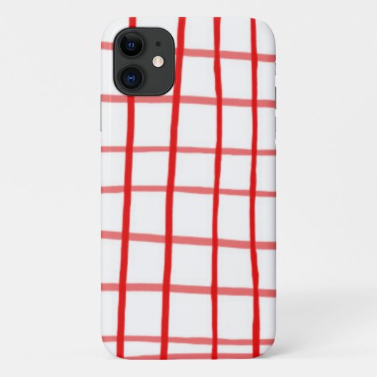 ピンクの赤チェック Case-Mate iPhoneケース (裏面)